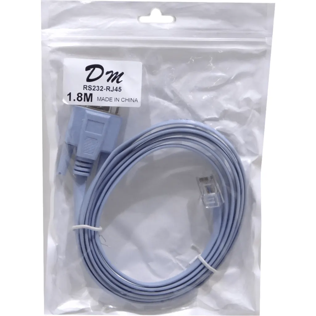 Imagen 1 de Cable RJ-45 Macho a DB9 Hembra DE-09/H P/PUERTO RS232 CONSOLE SWITCH 1,8M