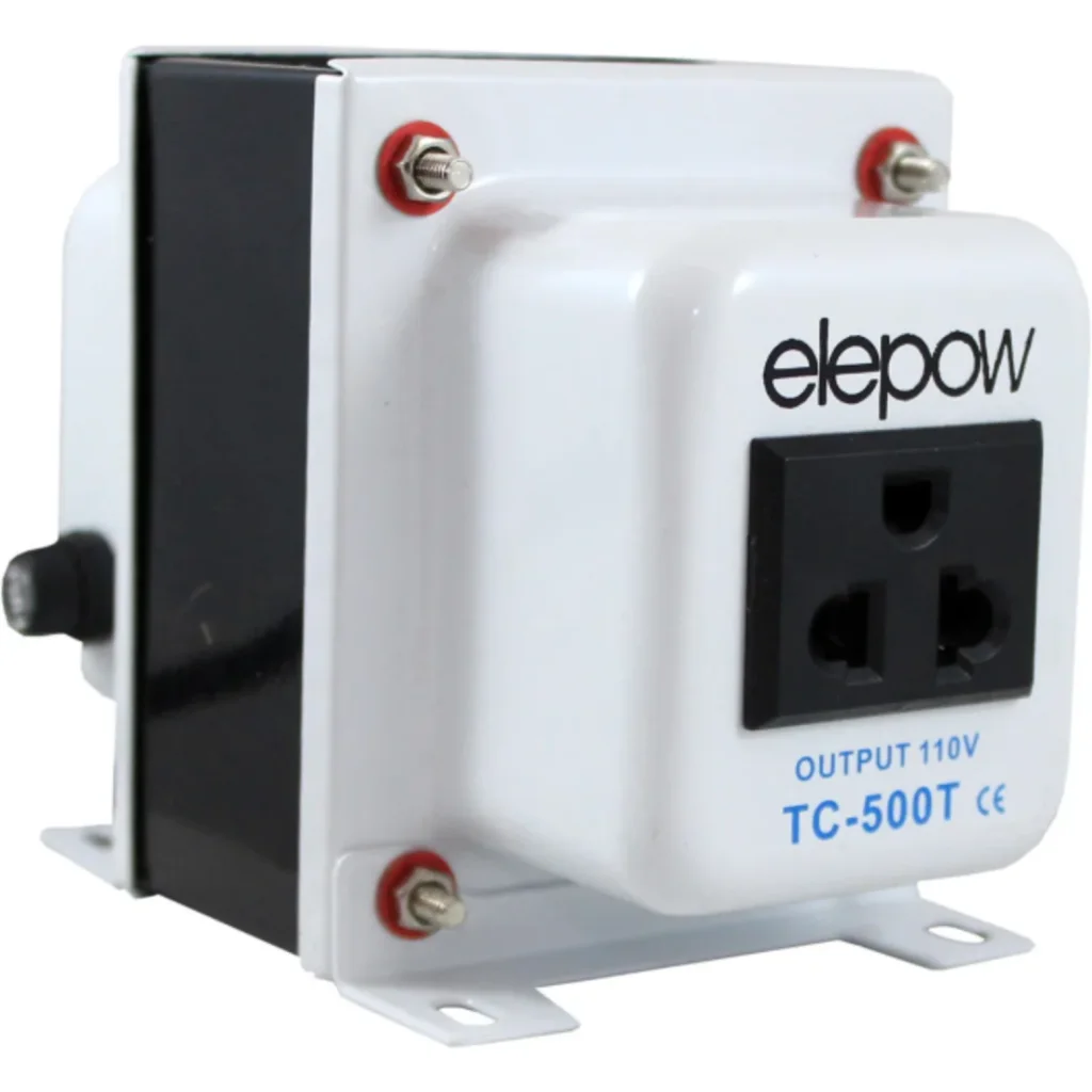 AUTOTRANSFORMADOR 500 WATTS CON TIERRA TC-500T