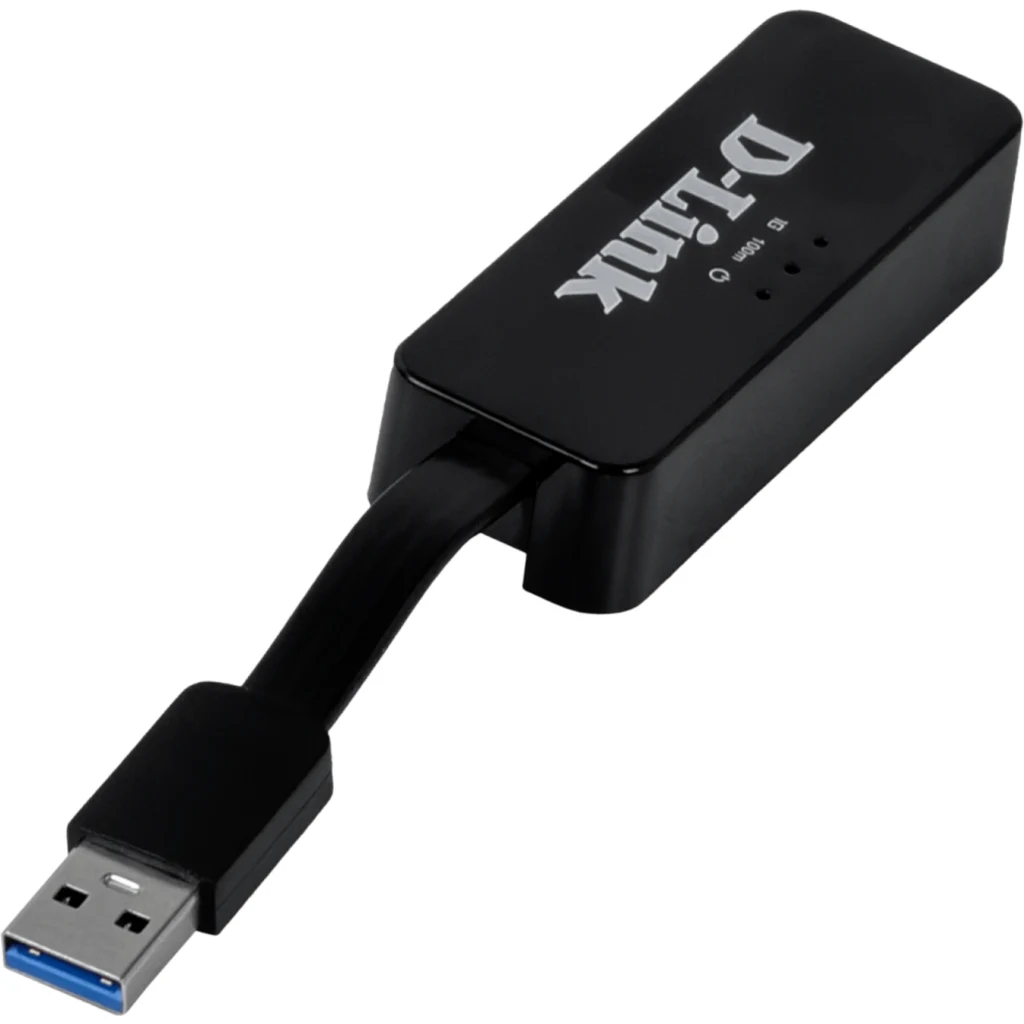 Imagen 1 de Adaptador de Red USB 3.0 a Red Gigabit Ethernet 10/100/1000 Pto RJ-45 - D-Link