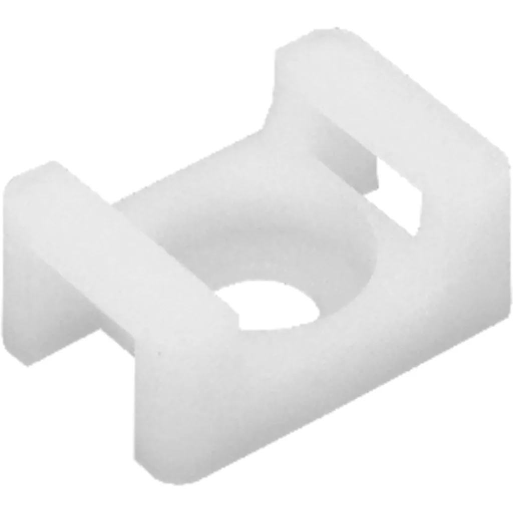 Imagen 1 de Base 22x16x9 100-un p/Amarra-CV p/Clavo/Tornillo-4,5mm Saddle