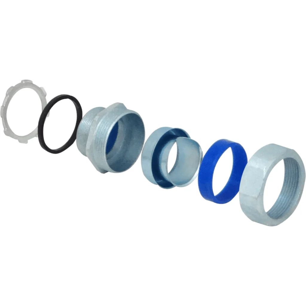 Imagen 1 de Metalico 40mm Prensa Estopa para Flexible Aislacion IP65