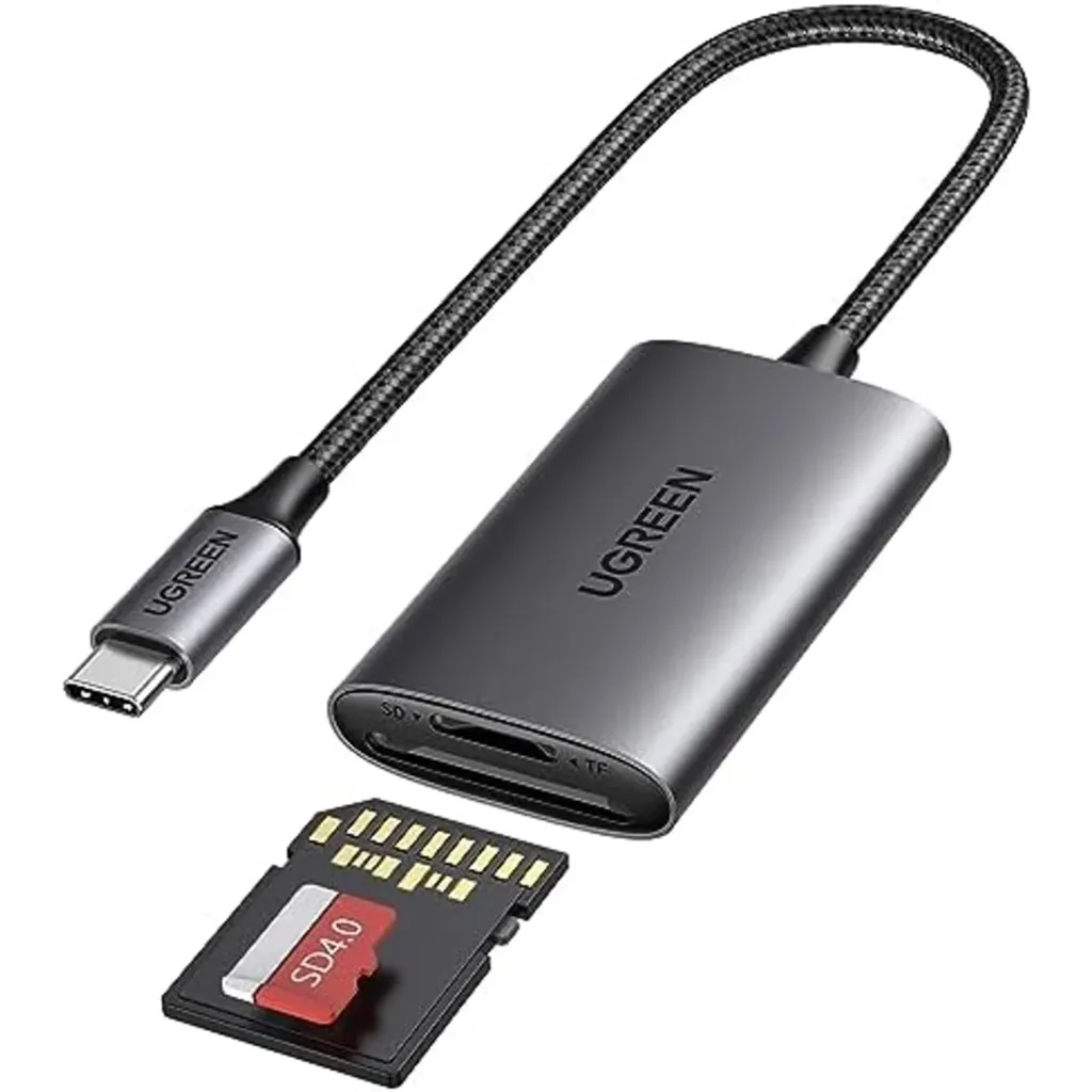CM265. Lector de tarjetas 2 en 1 TF/SD 3.0 UGREEN Conexion USB-C.