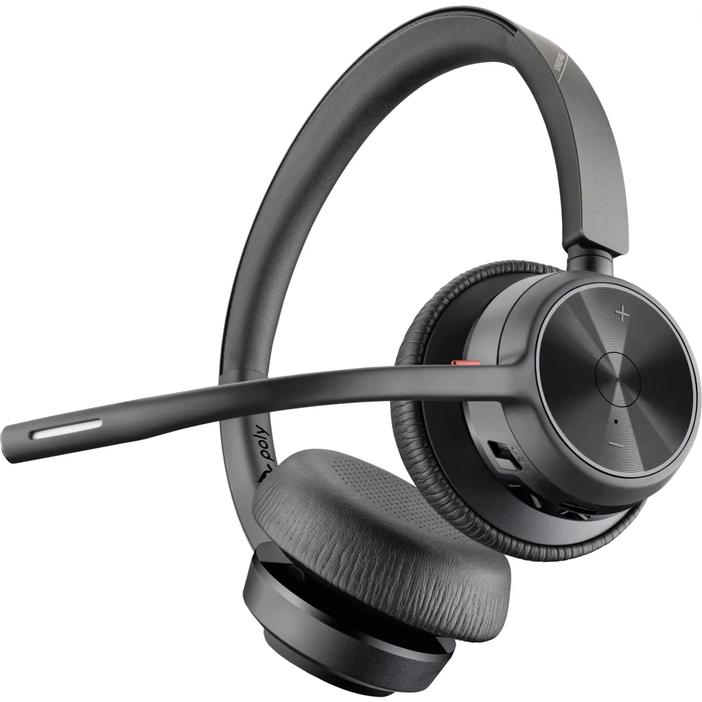 Imagen 1 de Audífonos Poly VOYAGER 4320, Adaptador USB-A Bluetooth BT700 Teams/Zoom