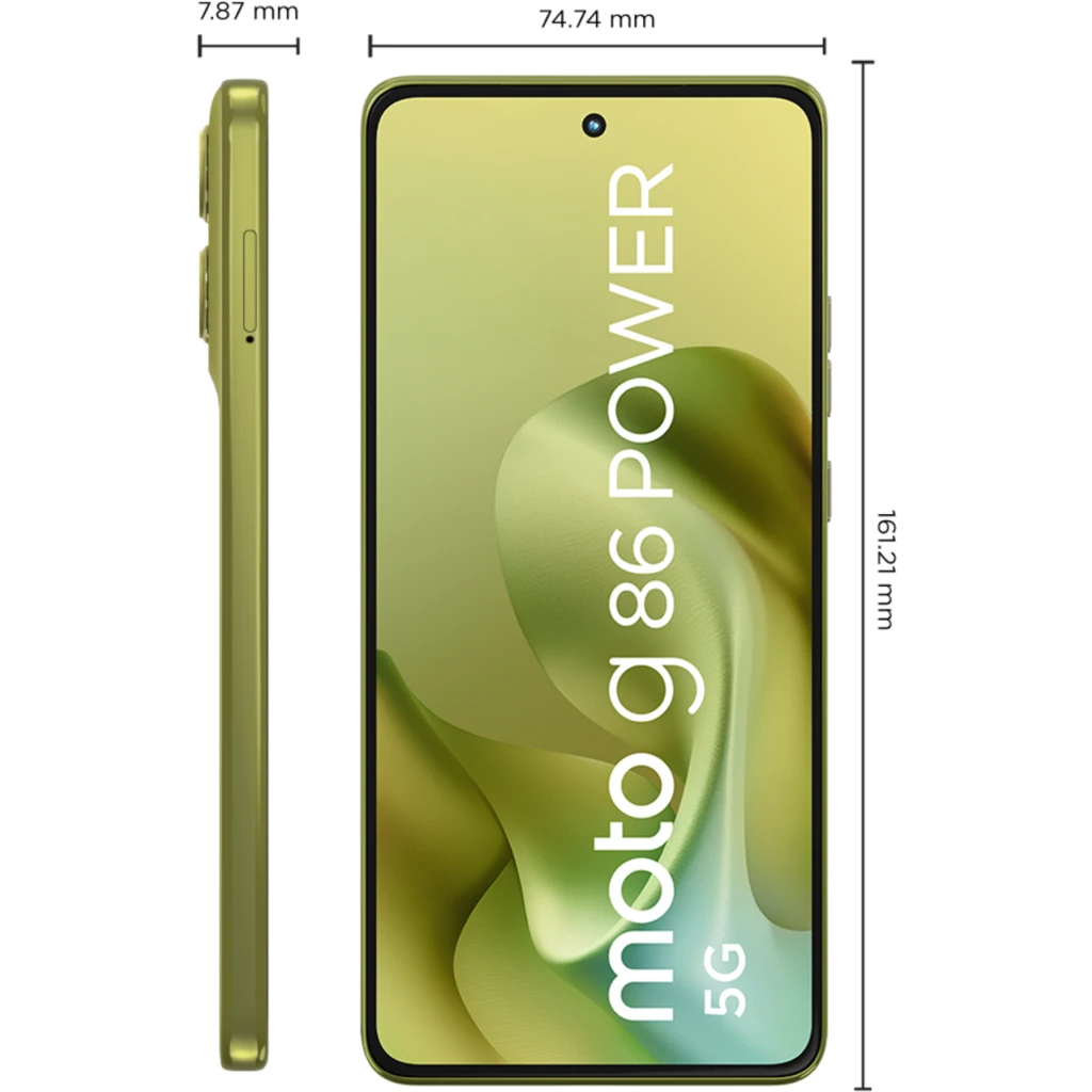 Imagen 3 de Celular Motorola Moto G86 Power 8-Core 8GB/256GB 6.67' 5G WiFi Bt NFC Verde
