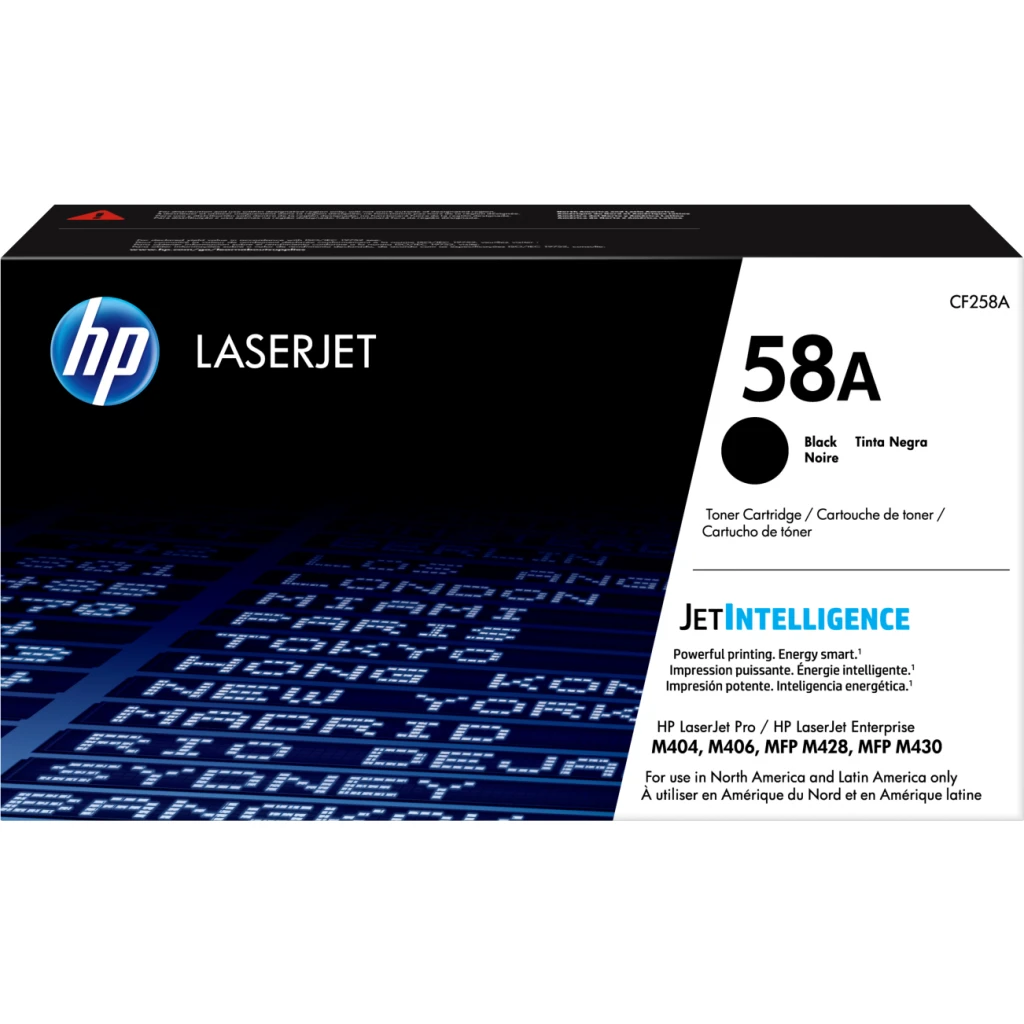 Toner HP 58A Negro para LaserJet Pro M404, LaserJet Pro M428, 3.000 Páginas