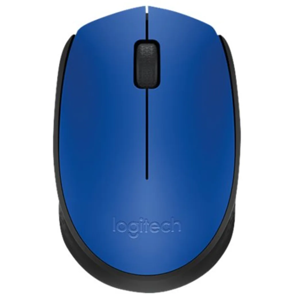 Mouse Inalámbrico Logitech M170 Óptico 1000dpi 2.4GHz 3 Botones USB Color Azul