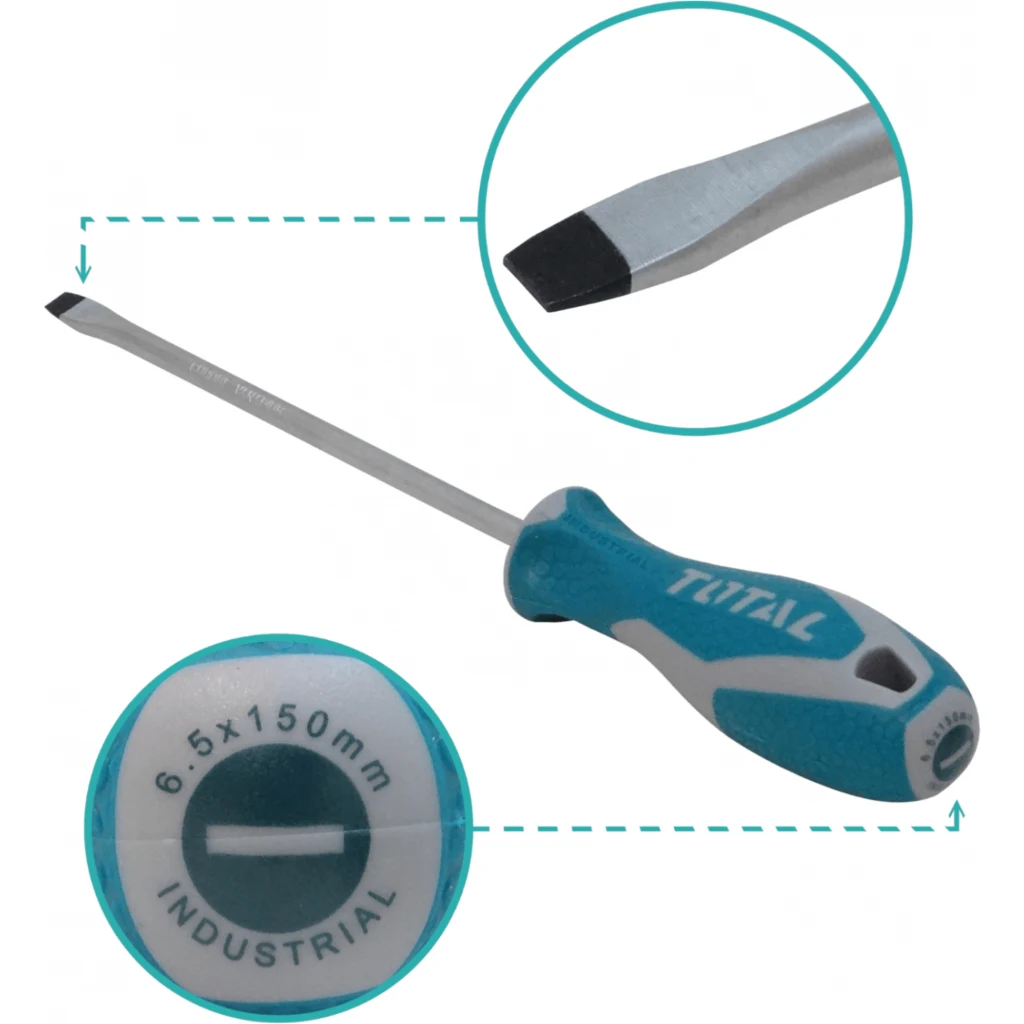 Imagen 1 de Atornillador imantado Paleta 6*150mm 6.5mm - TOTAL THT2166