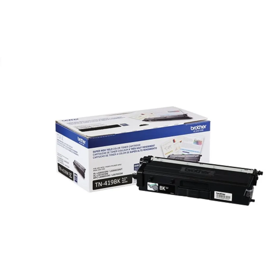 Cartucho de Tóner Brother TN419BK Negro Alto Rendim- aprox 9000 pág p/L8360CDW