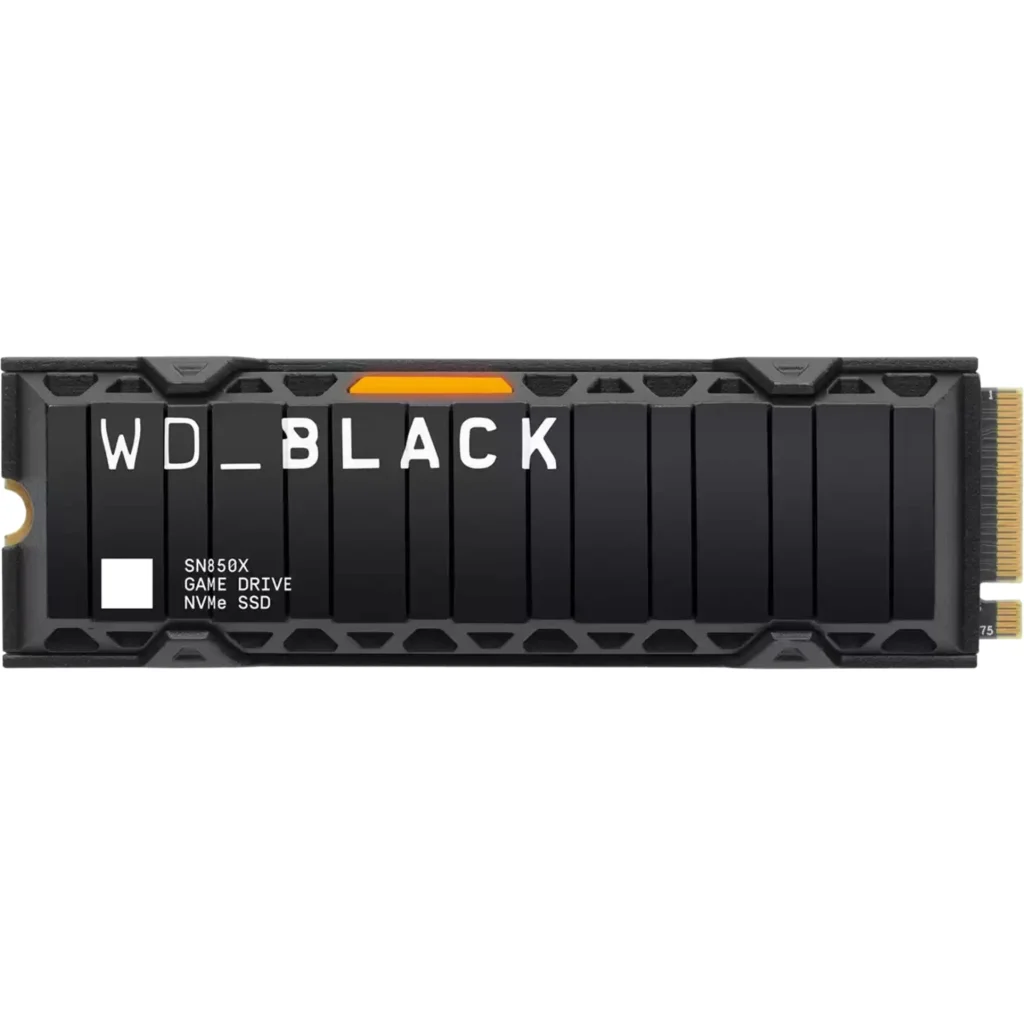 Unidad SSD Western Digital Black SN850x 2TB PCIe4 x4 Lec 6600MB/s Esc 7300MB/s