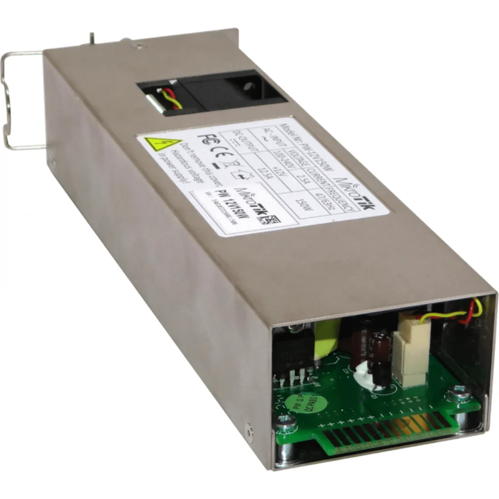 Imagen 1 de MIKROTIK 100-240VAC C14 Fuente Repuesto CCR1072 CCR2216 CRS504 CRS518