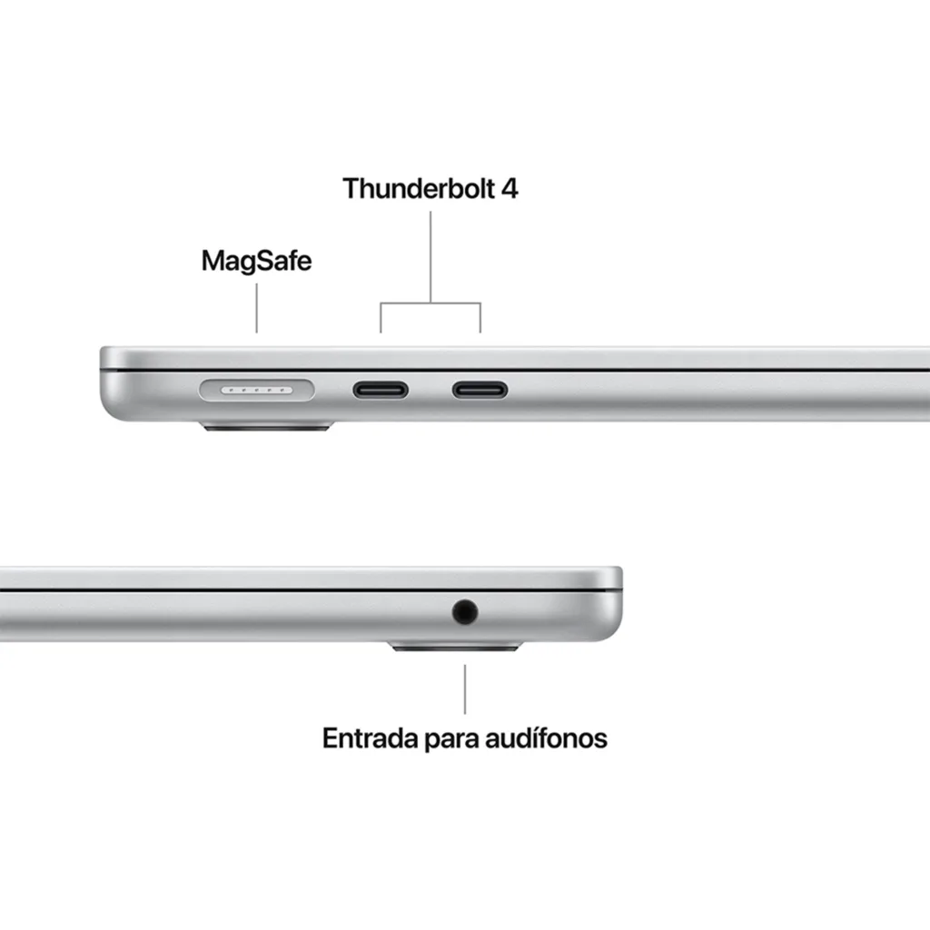 Imagen 6 de MacBook Air 13.6/ M4 10C/ GPU 10C/ 24 RAM/ 512GB Silver