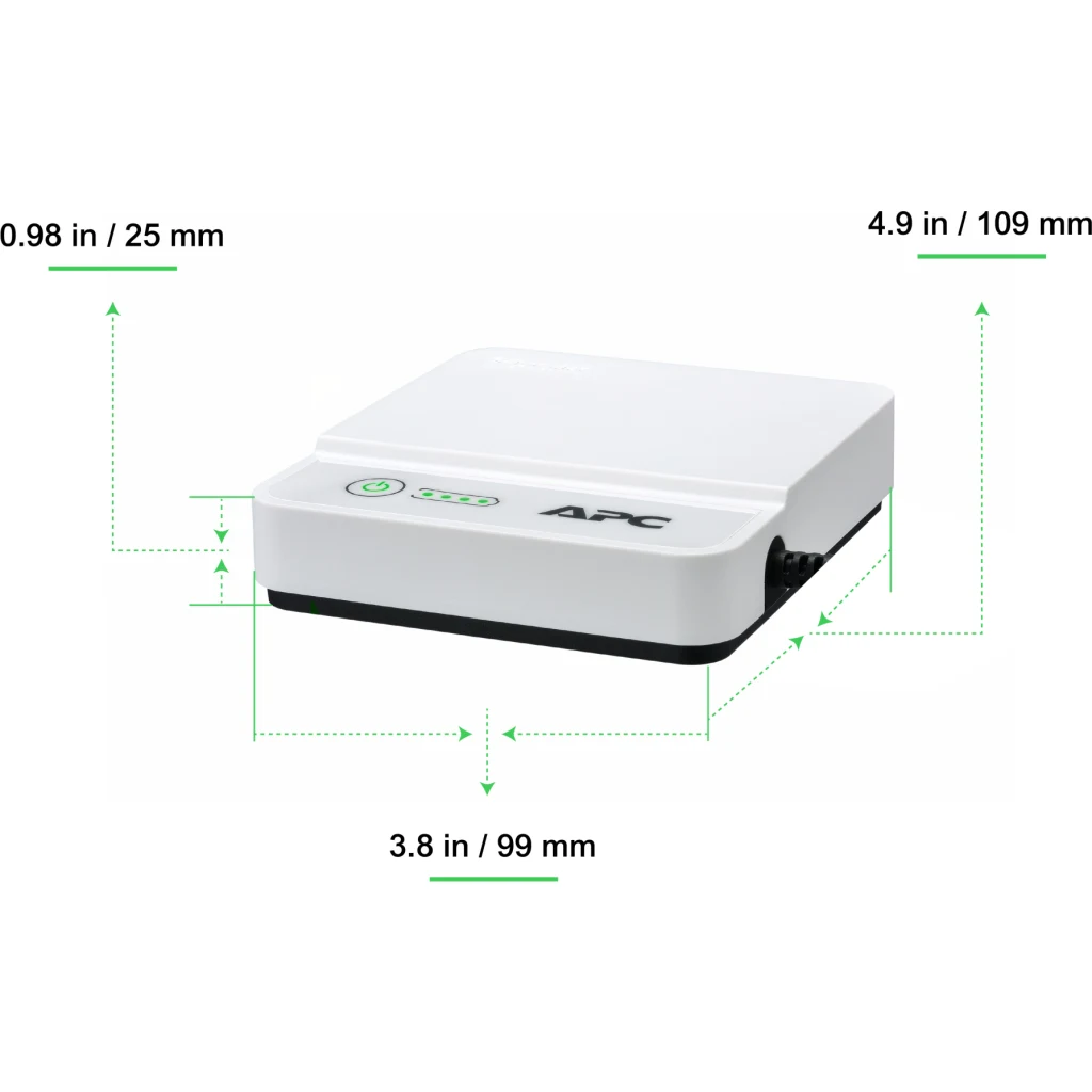 Imagen 7 de Mini UPS APC Connect 12Vdc 36W Iones de litio