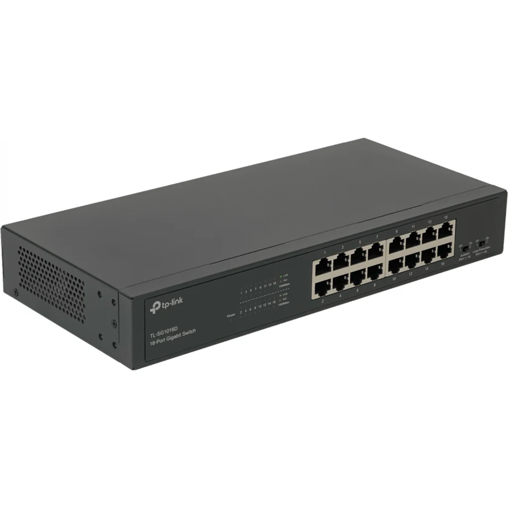 Imagen 5 de Switch 16 puertos 10/100/1000 Mbps no administrable TL-SG1016D