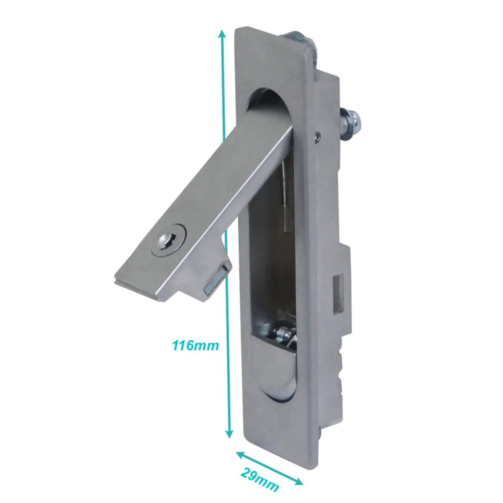 Imagen 1 de LINKMADE CHAPA PIVOTE RACK PISO INC-2-LLAVES P/RK42-9VL/SIMILARES