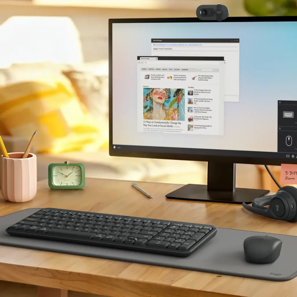 Imagen 1 de Teclado Inalámbrico Logitech K250 Epañol Qwerty Bluetooth Grafito