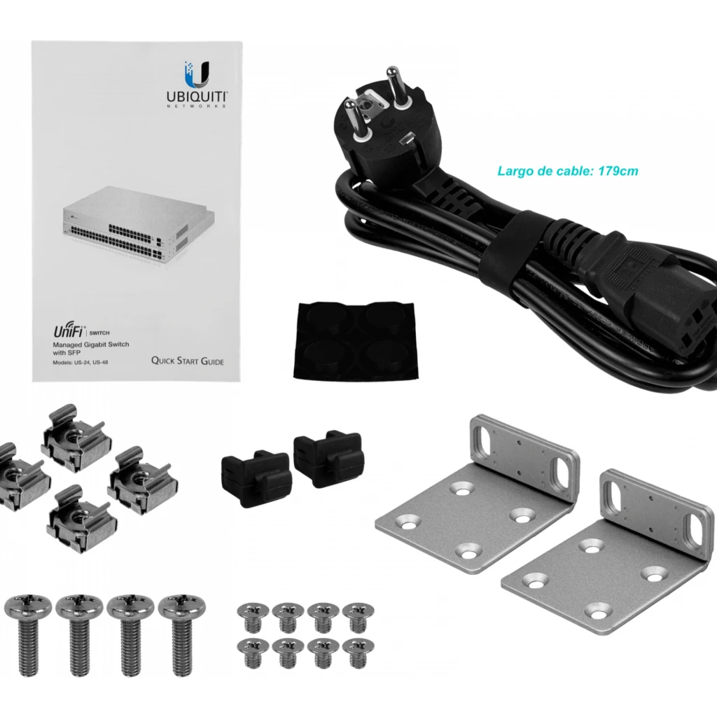 Imagen 1 de Switch Ubiquiti US24, UI 24-1000 2-SFP RS232-RJ45 Admi Rack US-24-EU (Req UniFi)