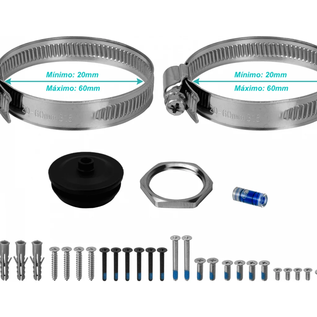 UI Caja Negro Aluminio CCTV UniFi Bullet Domo Turret UACC-CAMERA-JB-B