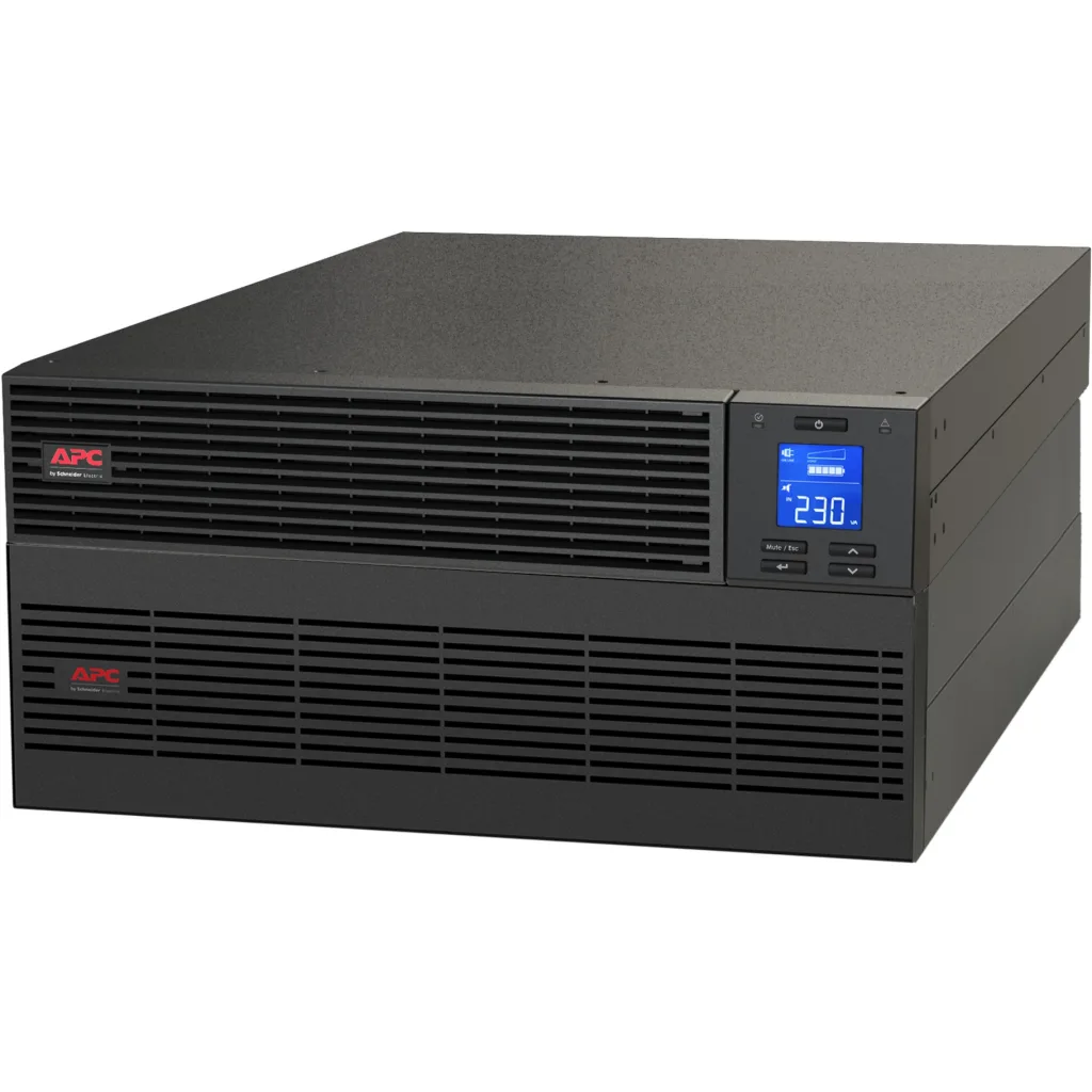 Unidad Easy UPS SRV RM APC 6000VA 230VC/Paq. de baterías externas Kit de Rieles