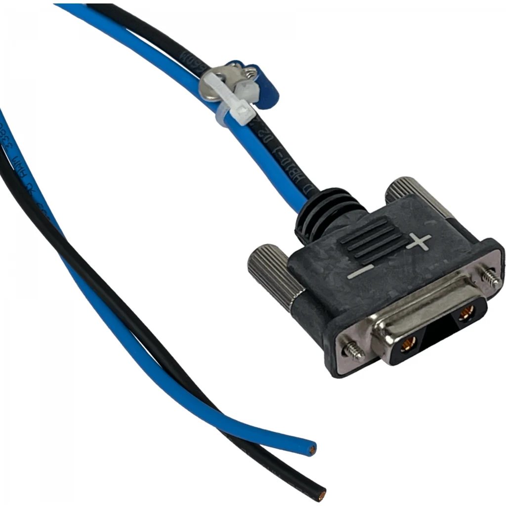 Cable DC 2x2,5mm2 para fuentes OLT MPWD Hw Zt 2,4mt 240cm