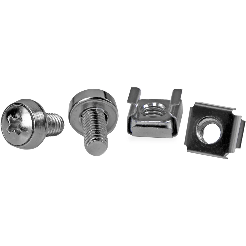 Imagen 2 de Paquete de 50 unid. de Tornillos y Tuercas Enjauladas Cage Nuts M6 Color Plata