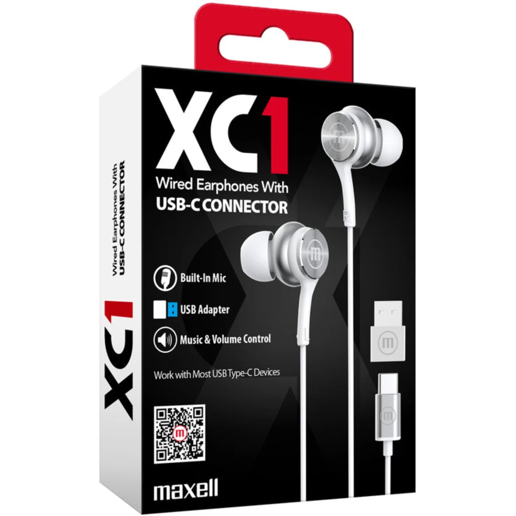Imagen 3 de Audifonos USB-C Maxell EB-XC1 USB-C WHT