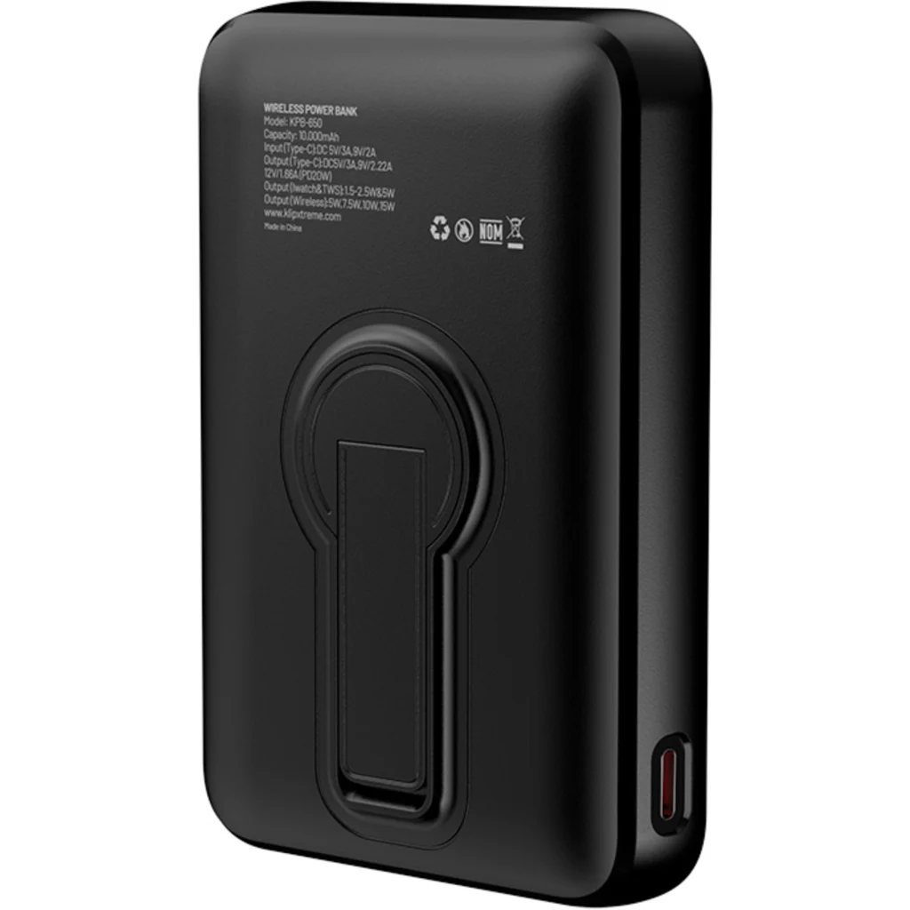 Imagen 2 de Power Bank KlipX KPB-650, 10000mAh Entrada USB-C, Salida USB-C USB-A