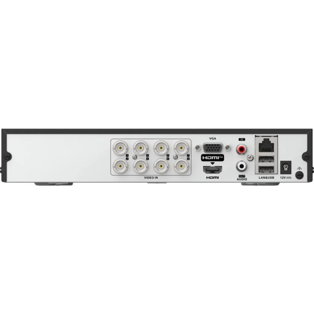 Imagen 1 de DVR Hikvision 8ch + 2IP (hasta 10CH IP) capacidad 1HDD 1 CH 2WayAud 720p/1080P