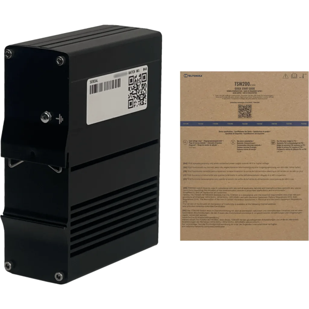 Imagen 2 de Switch Industrial Teltonika TSW200, 8xLAN, PoE1-8 10/100/1000Mbps, 2xSFP
