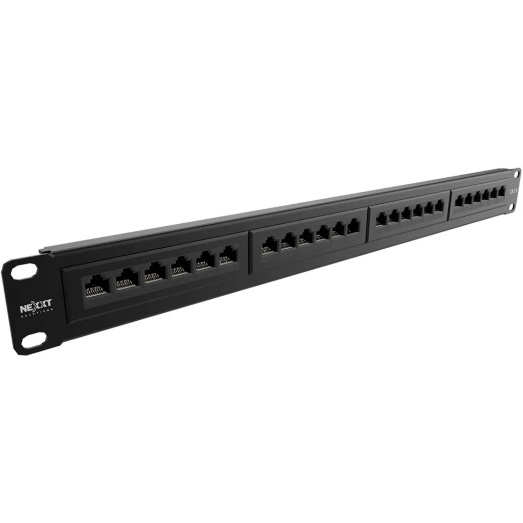 Patch Panel 24 Puertos Categoria 6 Nexxt Esquema de cableado : T568B