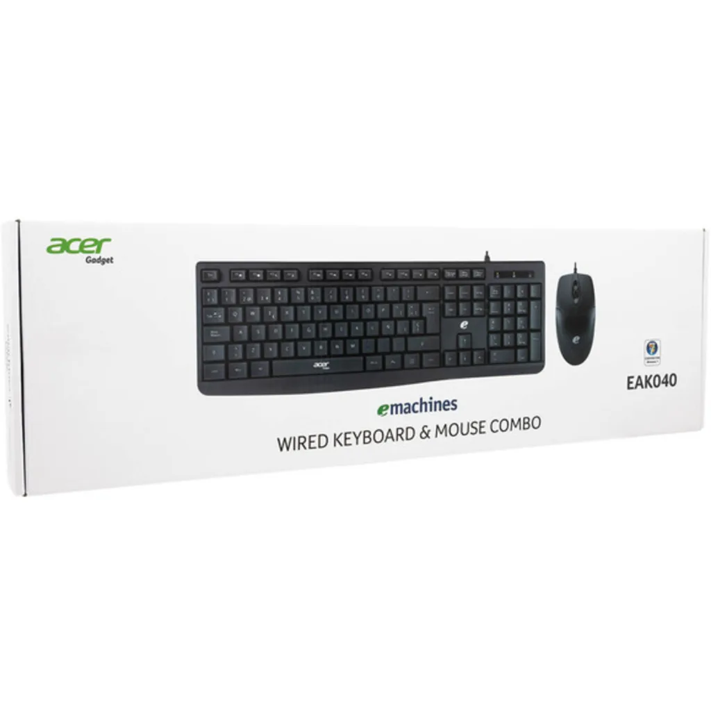 EAK040 SP COMBO TECLADO + MOUSE NEGROS eMachines