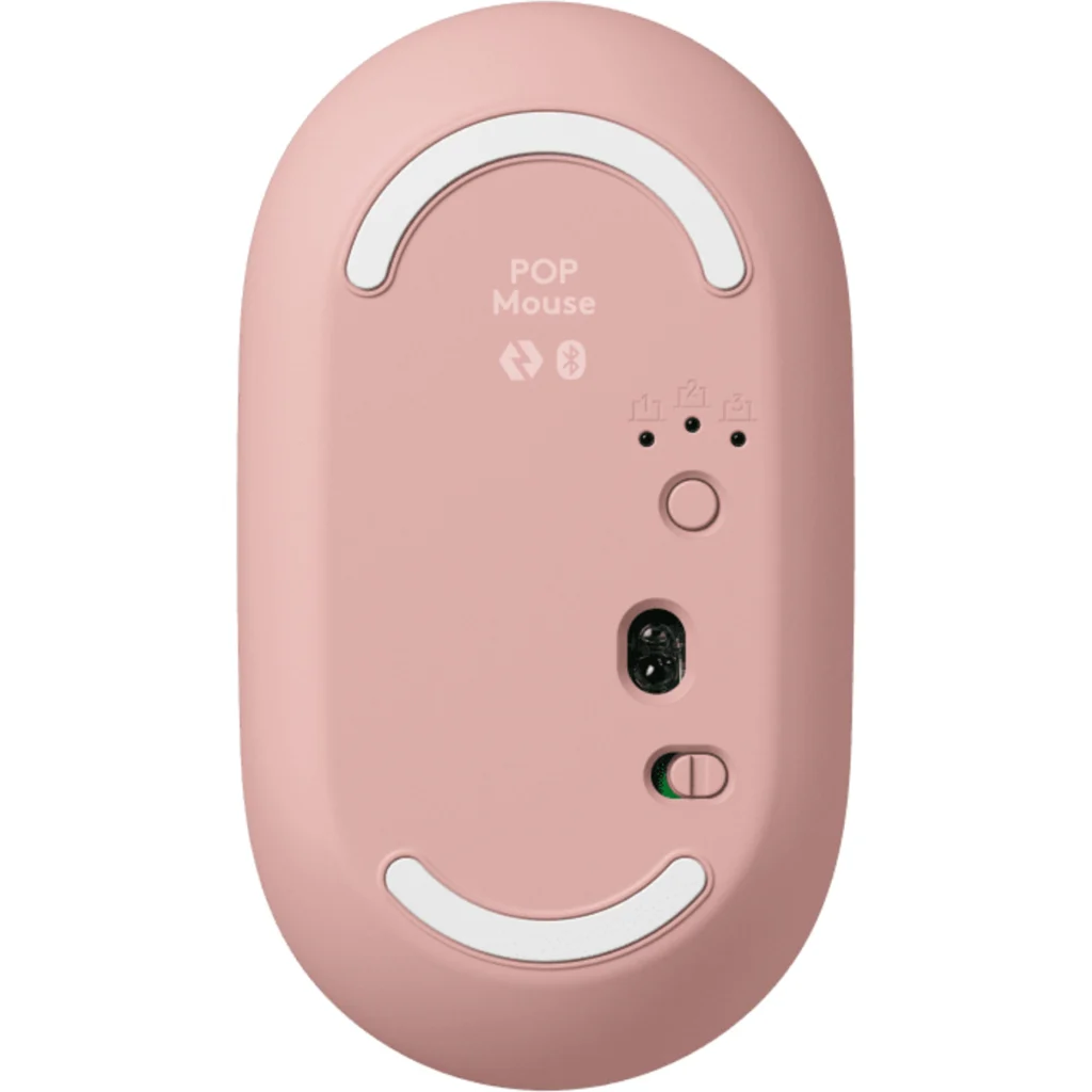 Imagen 3 de Kit Teclado Mouse Logitech Pop Icon Conectividad Inalámbrica BT Rosado/Blanco