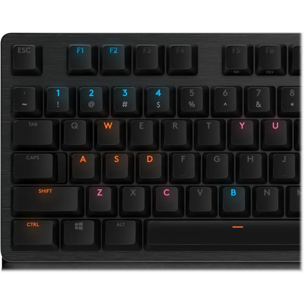 Imagen 25 de Teclado Gamer Alámbrico Logitech G513 RGB GX Brown Carbon Mecánico Español 