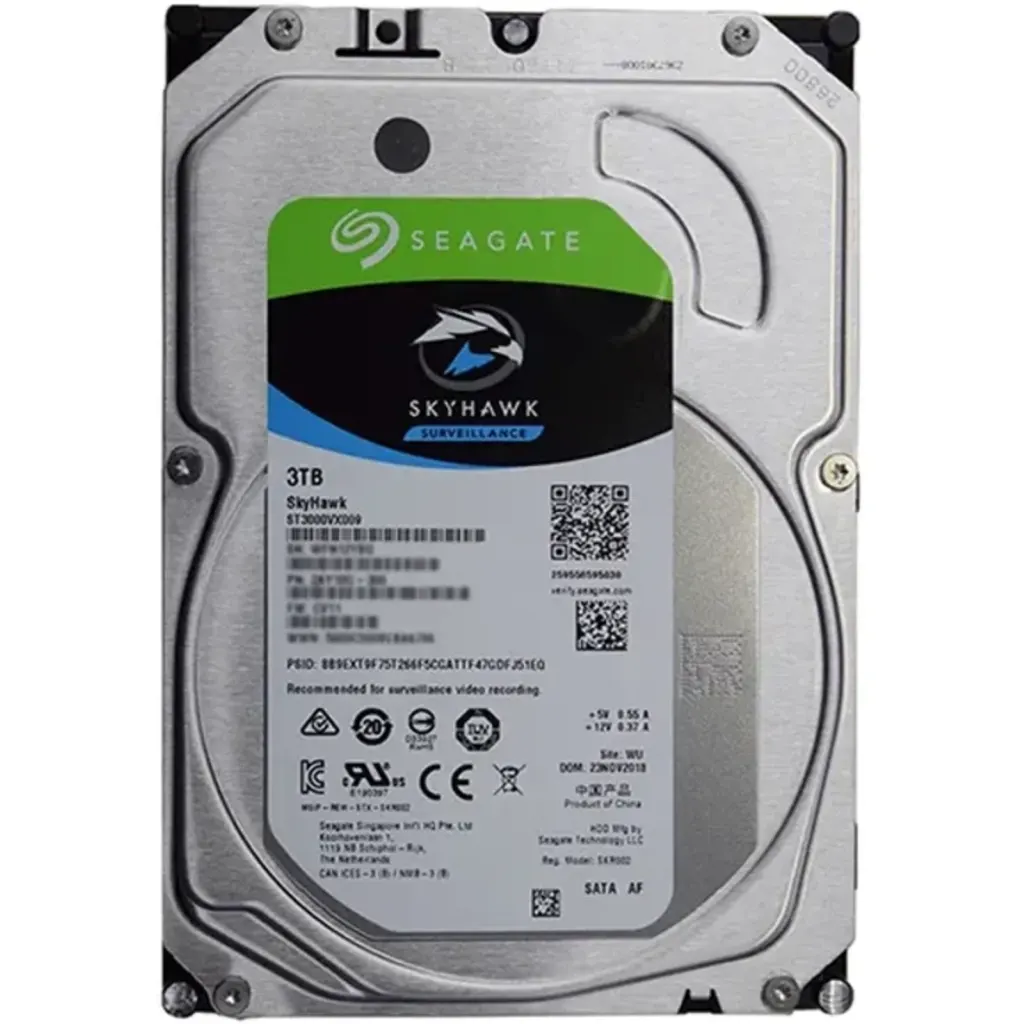 HDD SATA de 3 TB optimizada para videovigilancia, compatible con cualquier marca de DVRS y NVRS, 5400 RPM SATA 6.0Gbps 3.5 64 MB Cache Purple Drive