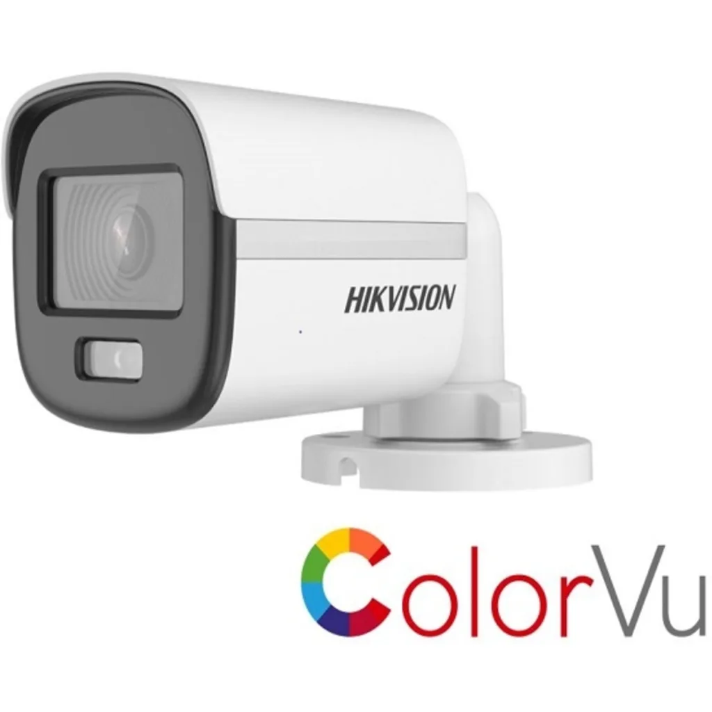 Cámara Seguridad Bullet Hikvision 1080p Colorvu LF 2.8mm Luz Blanca 20mt IP67