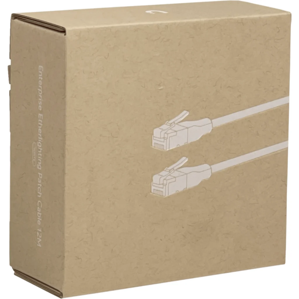 Imagen 1 de UI 12mt Cable Etherlighting Blanco Cat6a UACC-CABLE-PATCH-EL-C6A-12M-W