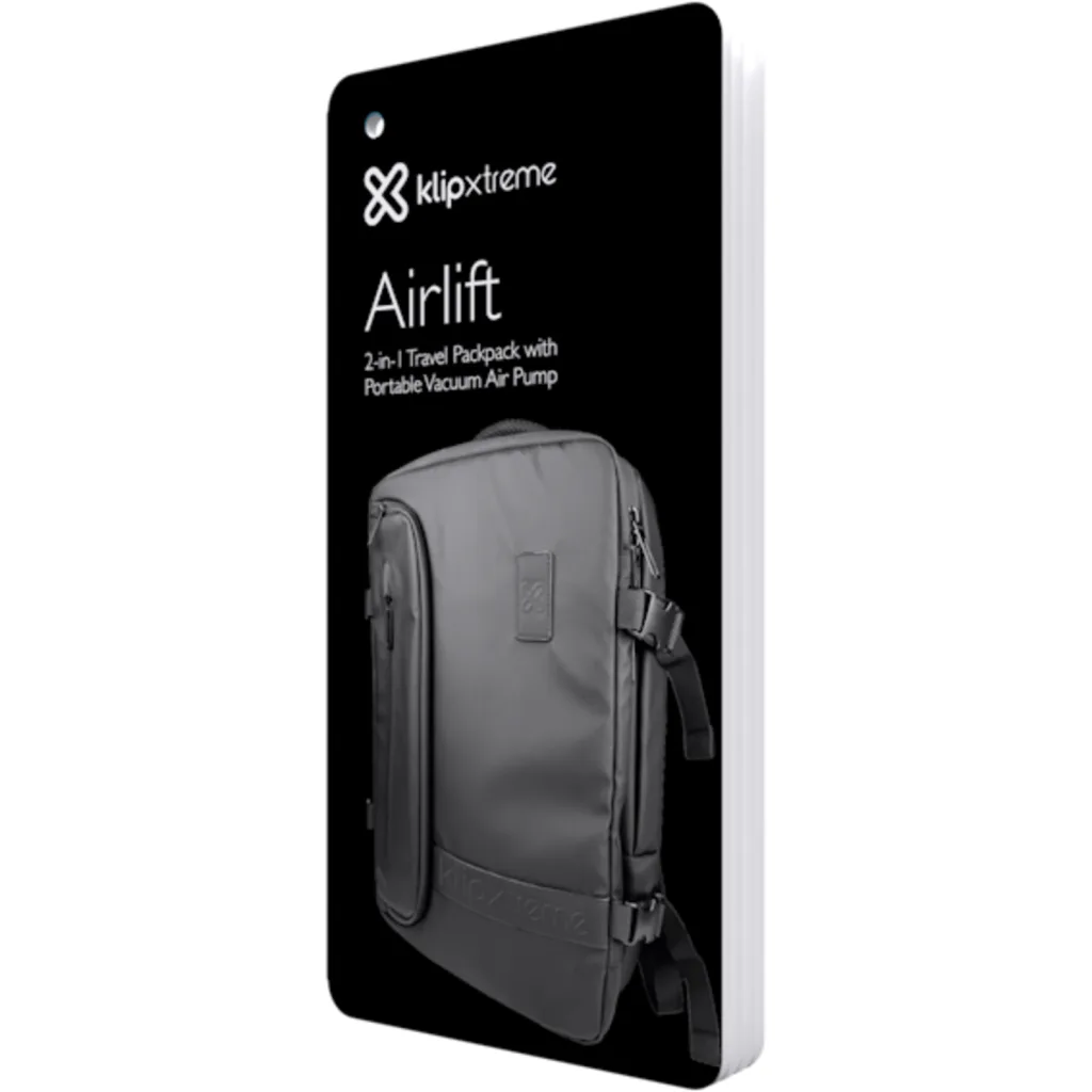 Imagen 16 de Klip Xtreme - Notebook carrying backpack - 15.6" - Polyester - Black - Vacuum pump