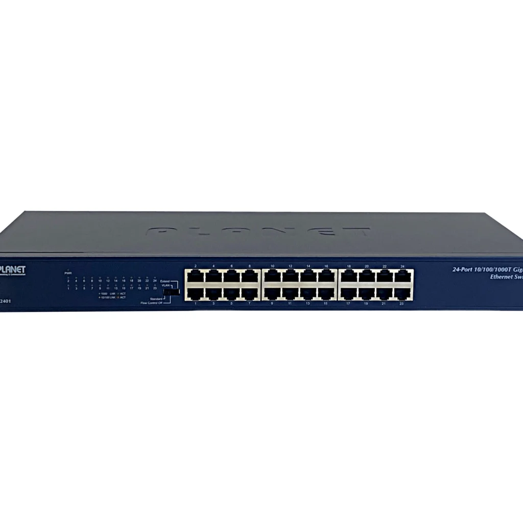 Switch Industrial Planet GSW-2401 Gigabit Ethernet 10/100/1000BASE-T de 24 ptos