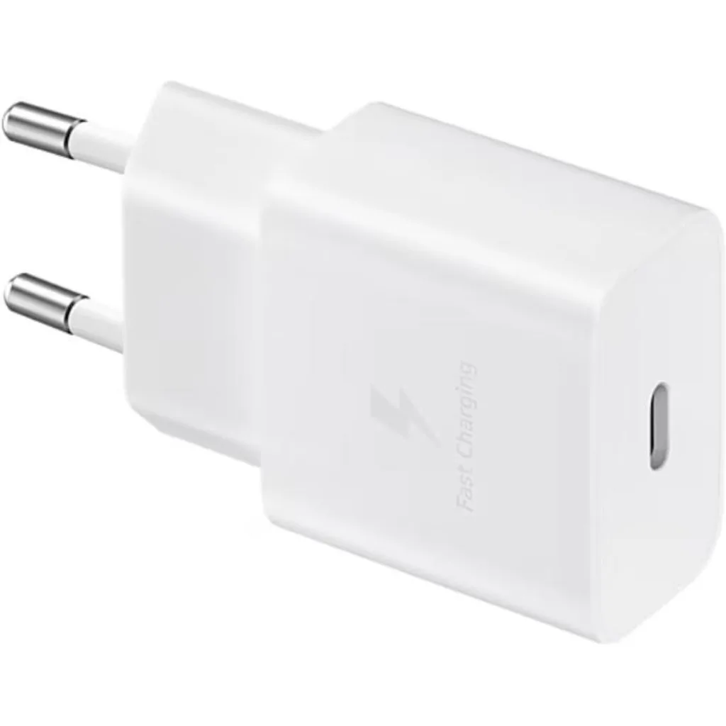 Imagen 1 de Cargador Celular USB-C 15W Carga Rapida con cable 1mt Color Blanco - Samsung