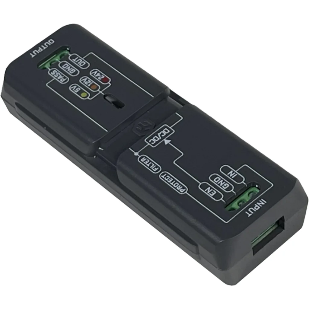 Imagen 1 de MIKROTIK 12-48Vdc Filtro y Protector Sobretension para Automovil