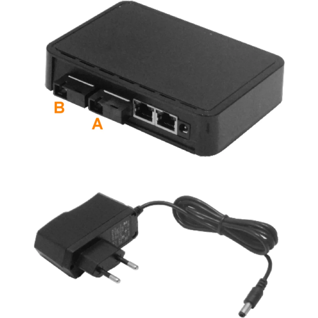 EUROLAN Switch 4port 2-100-LAN 2-SM-SC 1-1310 1-1550nm 15km 100mbps
