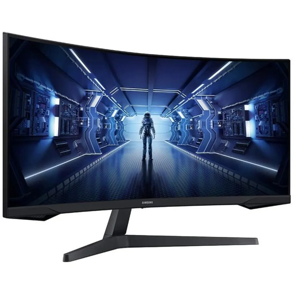 Imagen 1 de Monitor Gamer Curvo Samsung Odyssey G5 34" VA 3440*1440 HDMI DP 1ms 165Hz