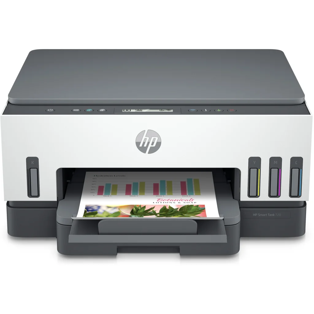Impresora Multifunción HP Smart Tank 720,Tinta Color WiFi USB2.0 Duplex