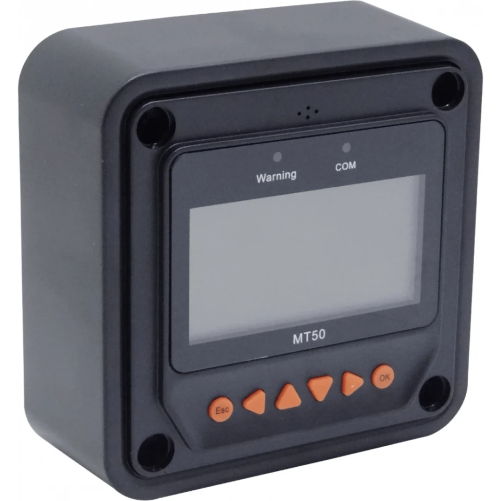 Imagen 5 de EPSOLAR Controlador 1-RJ45 c/Base LCD-ilumin 5V RS485 114x114mm EPEVER