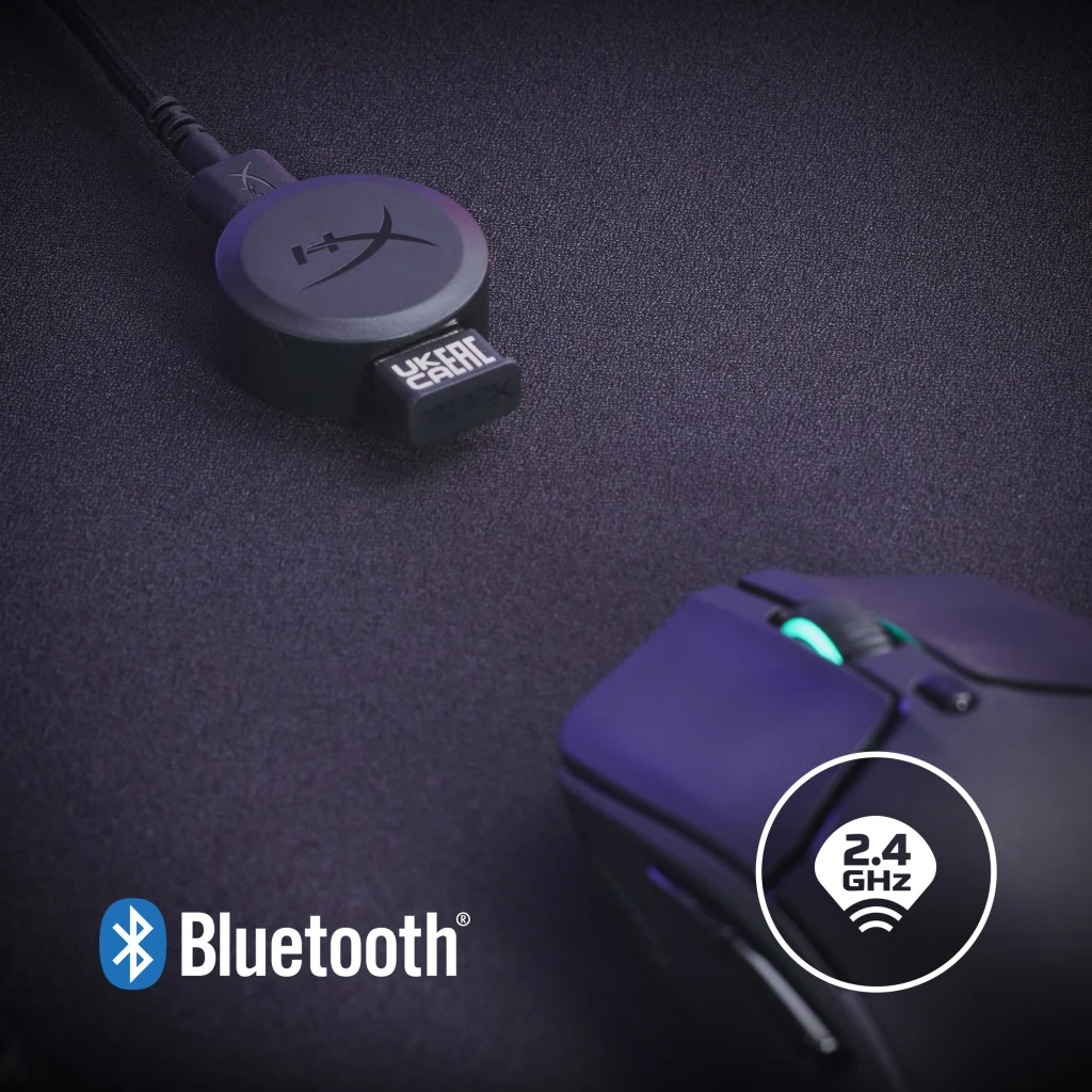Imagen 5 de Mouse Inalámbrico HP HyperX Óptico 16000dpi 6 botones Color Negro