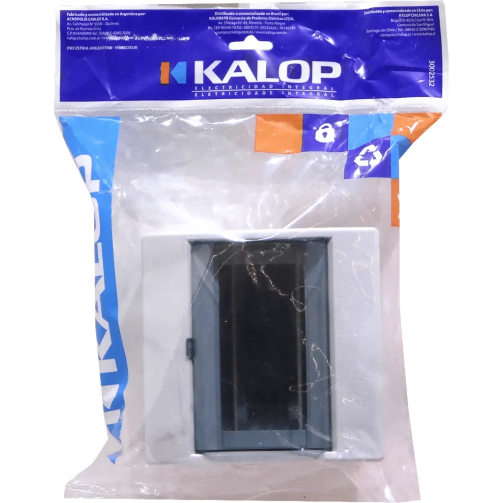 Imagen 2 de KALOP c/Tapa 90/110mm-Ancho 46mm-Alt Caja Plastica Riel Din KL02476T