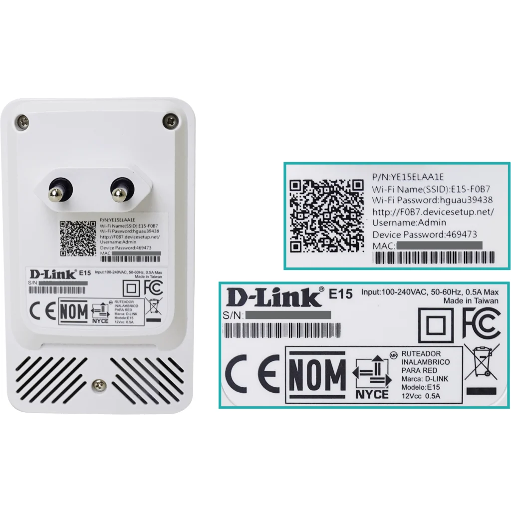Imagen 4 de Repetidor wIfi D-LINK E15 AX1500 Wi-Fi 6 AI Range Extender