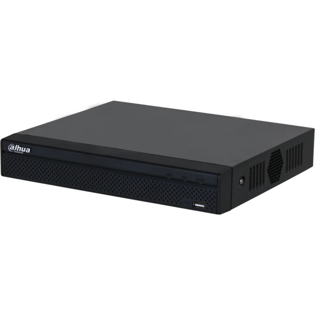 DHI-NVR2104HS-P-4KS3. NVR 4Ch Dahua. 4 puertos POE. SMD PLUS. 1HDD de hasta 20TB. Audio In/Out. Alar
