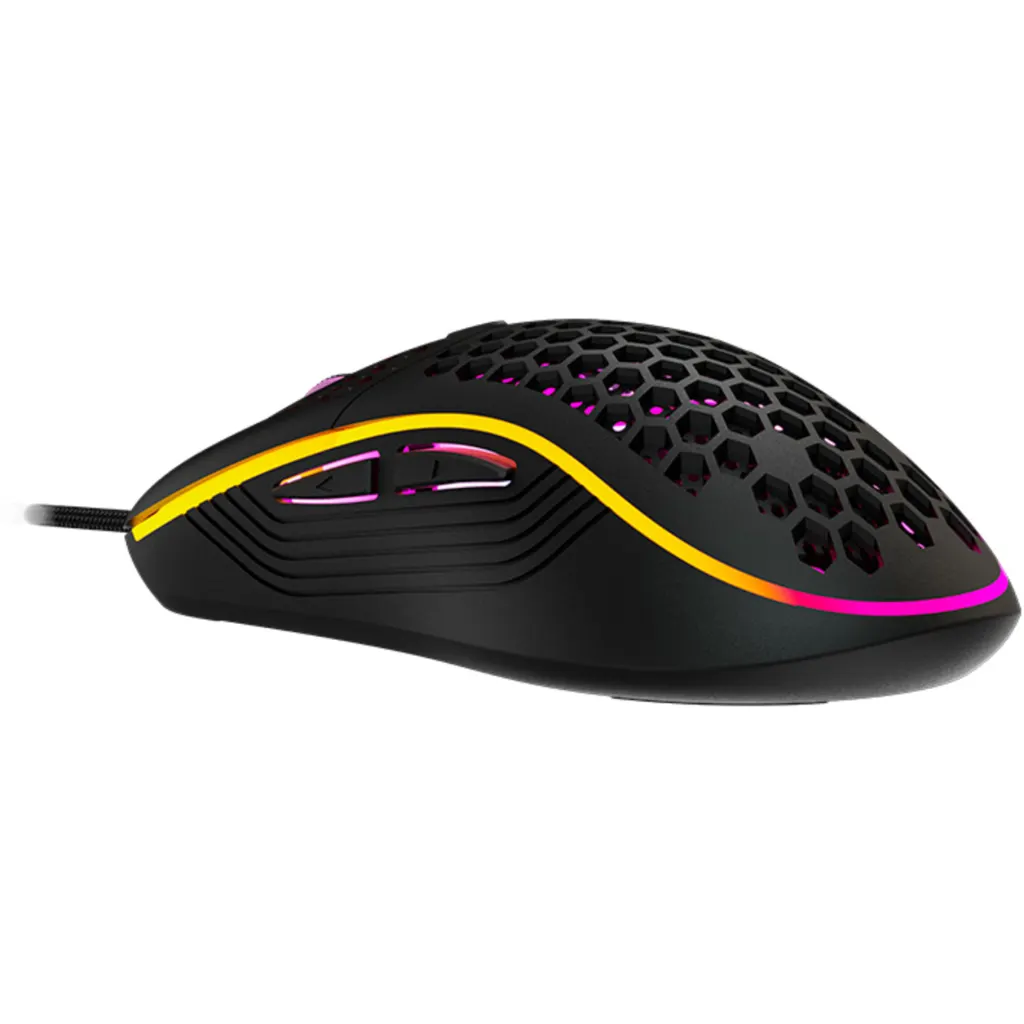 Imagen 7 de Xtech - XTM-620 - Mouse - USB - Wired - Black - Gaming 7 button Honeycomb