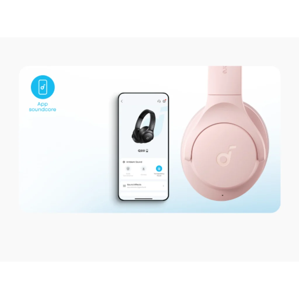 Imagen 4 de soundcore Audifono BT Q20i Rosa