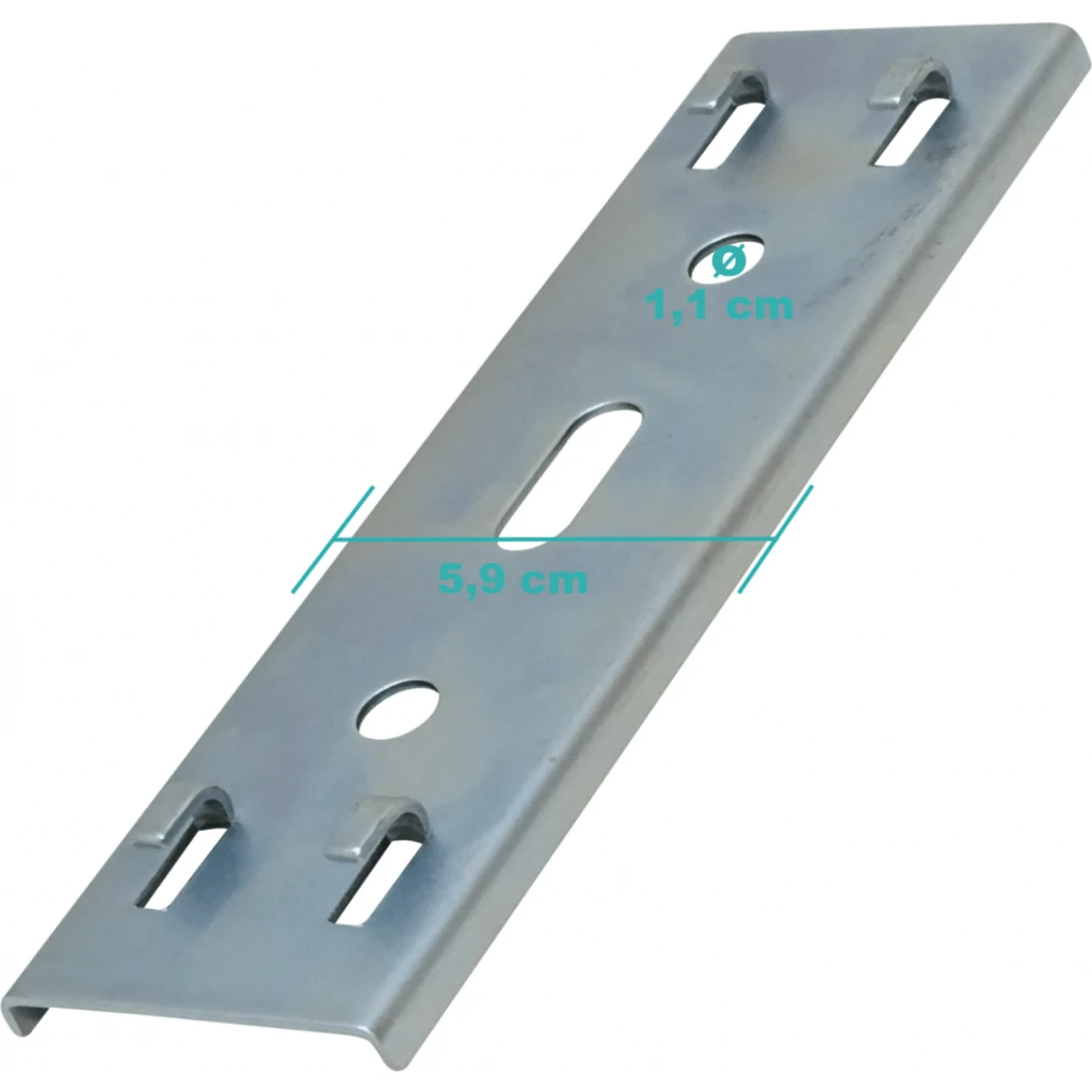 Imagen 1 de LINKCHIP Colgador inferior 200x59mm p/Escalerilla Canasto Malla Hilo
